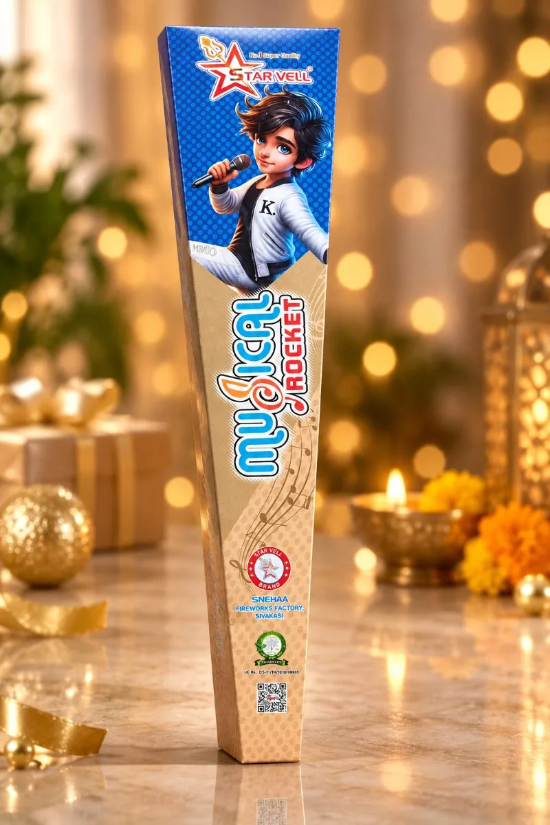 Musical rocket (5 pcs)